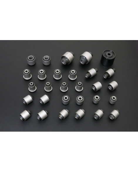 Nissan 350Z/Z33/G35 03-06 HARDRACE Bushing Kit Complete Car (Harden Rubber) 29Pcs/Set Nissan 350Z/Z33/G35 03-06 HARDRACE Bushing Kit Complete Car (Harden Rubber) 29Pcs/Set