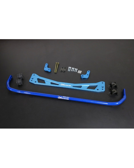 Honda Civic EK 96-00 Type-R Only HARDRACE Rear Sway Bar 25.4mm & Sub-Frame Brace Set 8Pcs/Set
