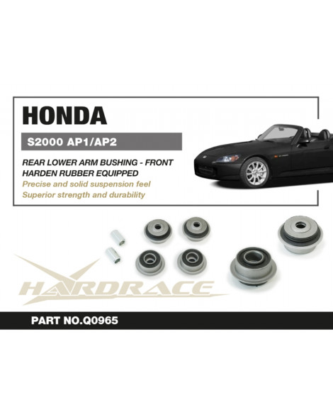 Honda S2000 AP1/AP2 HARDRACE Front Arm Lower Rear Arm Bushing 6 PCS/SET Honda S2000 AP1/AP2 HARDRACE Front Arm Lower Rear Arm Bushing 6 PCS/SET