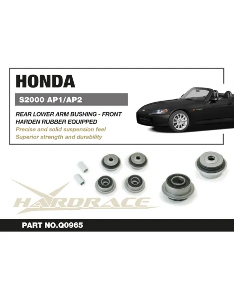 Honda S2000 AP1/AP2 HARDRACE Front Arm Lower Rear Arm Bushing 6 PCS/SET