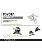 Toyota GR Yaris 2020-2024 AWD HARDRACE Right Side Engine Mount RACE Q1216 Toyota GR Yaris 2020-2024 AWD HARDRACE Right Side Engine Mount RACE Q1216