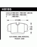 BMW 325i/s/x 91-93 / 318i 91-92 Hawk Front DTC-70 Brake Pads BMW 325i/s/x 91-93 / 318i 91-92 Hawk Front DTC-70 Brake Pads