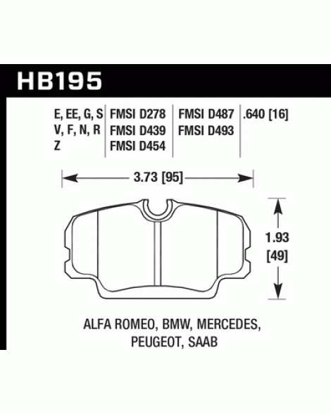 BMW 325i/s/x 91-93 / 318i 91-92 Hawk Front DTC-70 Brake Pads BMW 325i/s/x 91-93 / 318i 91-92 Hawk Front DTC-70 Brake Pads