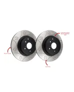 Nissan R32/R33/R34 GKTech HFM 337mm Rear Rotor Upgrade Kit