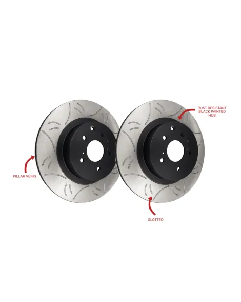 Nissan R32/R33/R34 GKTech HFM 337mm Rear Rotor Upgrade Kit Nissan R32/R33/R34 GKTech HFM 337mm Rear Rotor Upgrade Kit