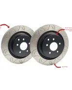 Nissan R32/R33/R34 GTR GKTech HFM.Parts 340mm Rear Brake Upgrade Kit