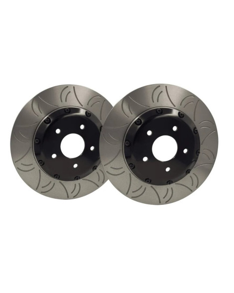 Nissan 350Z Z33 / V35 GKTech HFM.Parts 324mm Front Brembo 2 Piece Slotted Rotors (Sold as a Pair) Nissan 350Z Z33 / V35 GKTech HFM.Parts 324mm Front Brembo 2 Piece Slotted Rotors (Sold as a Pair)