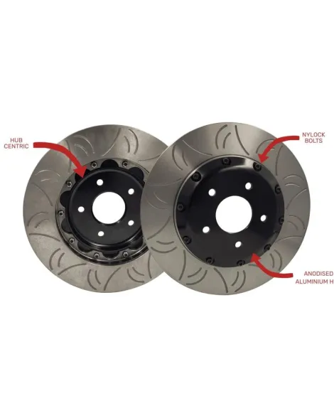 Nissan 350Z Z33 / V35 GKTech HFM.Parts 324mm Front Brembo 2 Piece Slotted Rotors (Sold as a Pair) Nissan 350Z Z33 / V35 GKTech HFM.Parts 324mm Front Brembo 2 Piece Slotted Rotors (Sold as a Pair)