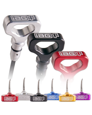 IAG Dipstick With Billet Anodized Handle For Subaru EJ 2.5L 2004-21 STI, 06-09 Legacy