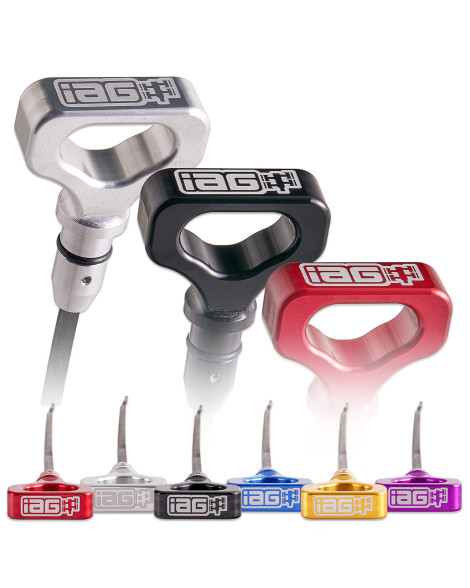IAG Dipstick With Billet Anodized Handle For Subaru EJ 2.5L 2004-21 STI, 06-09 Legacy IAG Dipstick With Billet Anodized Handle For Subaru EJ 2.5L 2004-21 STI, 06-09 Legacy