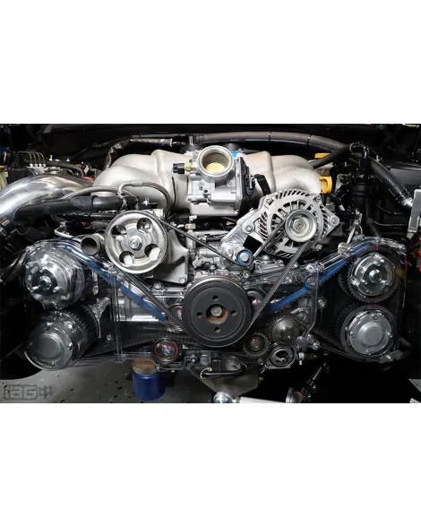 Subaru STI 04-20 / WRX 02-14 / LGT/FXT IAG Performance V2 Alternator Relocation Kit For Reversed Intake Manifold Subaru STI 04-20 / WRX 02-14 / LGT/FXT IAG Performance V2 Alternator Relocation Kit For Reversed Intake Manifold