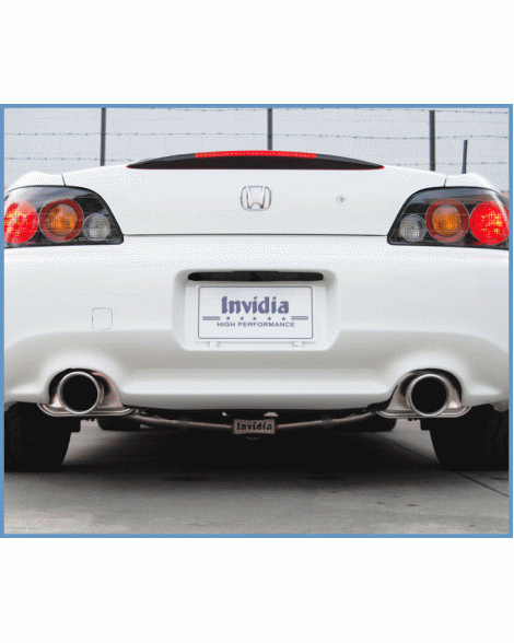 Honda S2000 00-09 Invidia Q300 Cat Back Exhaust Stainless Steel Tips Honda S2000 00-09 Invidia Q300 Cat Back Exhaust Stainless Steel Tips