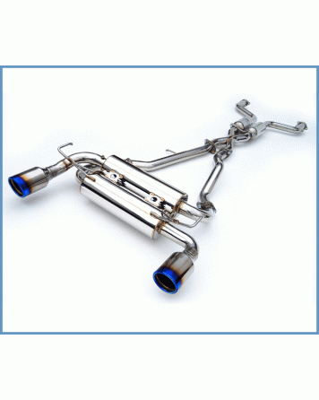 Nissan 350Z 02-08 Invidia Gemini Cat-Back Exhaust System Rolled TT
