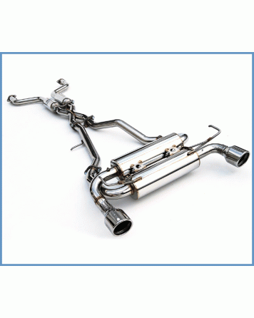 Nissan 350Z 02-08 Invidia Gemini Cat-Back Exhaust System Rolled SS Tips