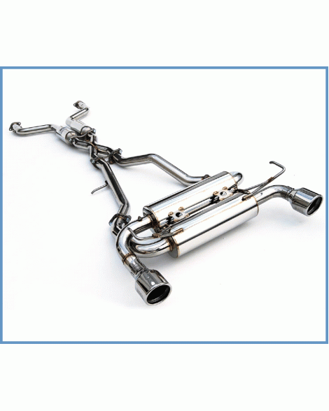 Nissan 350Z 02-08 Invidia Gemini Cat-Back Exhaust System Rolled SS Tips Nissan 350Z 02-08 Invidia Gemini Cat-Back Exhaust System Rolled SS Tips
