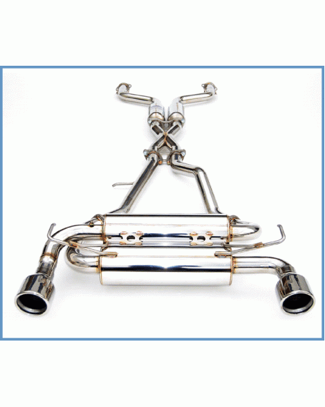 Nissan 350Z 02-08 Invidia Gemini Cat-Back Exhaust System Rolled SS Tips Nissan 350Z 02-08 Invidia Gemini Cat-Back Exhaust System Rolled SS Tips