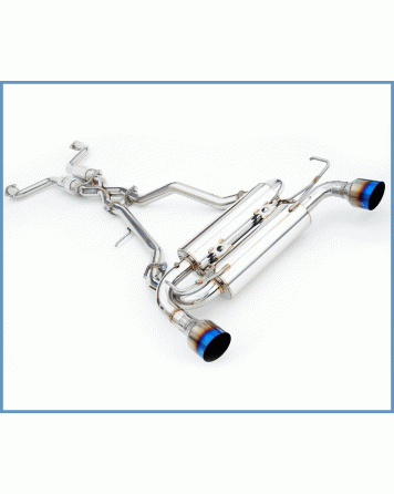 Nissan 350Z 02-08 Invidia Gemini Cat-Back Exhaust System Titanium Tips
