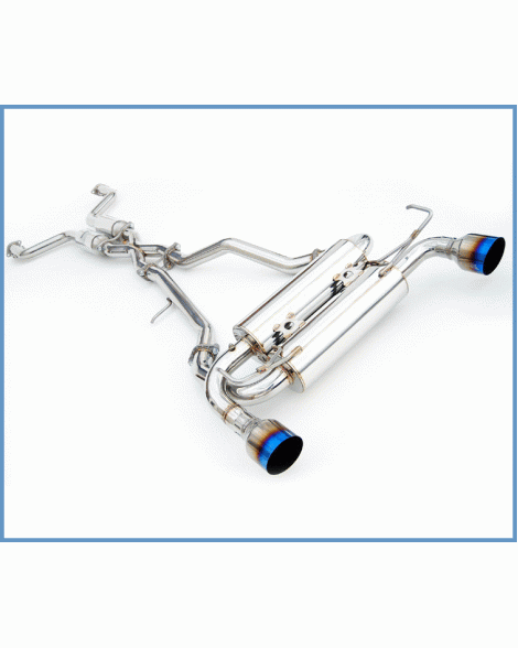 Nissan 350Z 02-08 Invidia Gemini Cat-Back Exhaust System Titanium Tips
