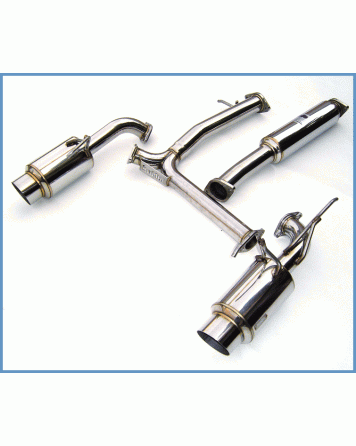 Nissan 350Z 02-08 Invidia N1 60mm Regular Y-Pipe Back Exhaust System SS
