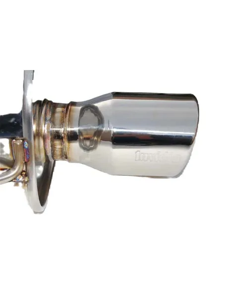 Invidia 76mm Q300 Cat Back Exhaust System Rolled Stainless Steel Tip Subaru WRX/STI 02-07 Invidia 76mm Q300 Cat Back Exhaust System Rolled Stainless Steel Tip Subaru WRX/STI 02-07