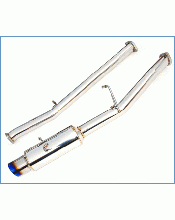 Subaru WRX/STI 02-07 Invidia N1 Racing Cat Back Exhaust System Single Exit TT