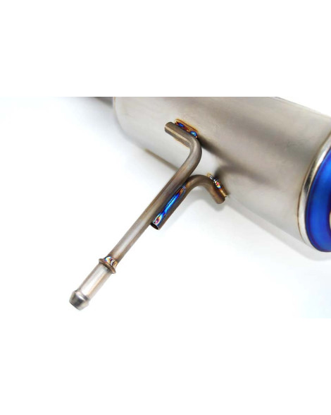 Invidia 80mm Racing Titanium Cat Back Exhaust System Burnt Titanium Tips Subaru WRX/STI 02-07 Invidia 80mm Racing Titanium Cat Back Exhaust System Burnt Titanium Tips Subaru WRX/STI 02-07