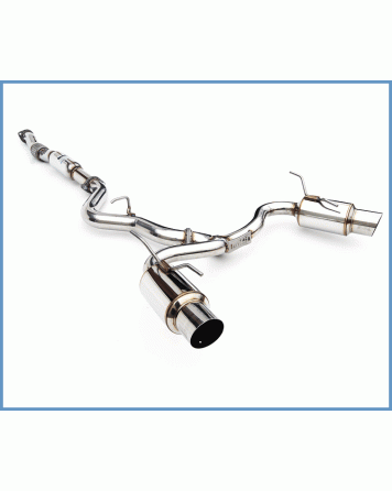 Subaru WRX/STI Hatchback 08-14 Invidia N1 Dual Exit Cat Back Exhaust Stainless Steel Tips