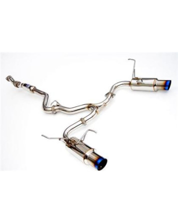 Subaru WRX/STI Hatchback 08-14 Invidia N1 Dual Exit Cat Back Exhaust System TT