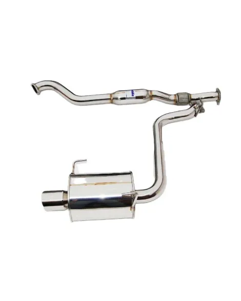 Invidia 76mm Q300 Cat Back Exhaust System Rolled Stainless Steel Tip Subaru WRX/STI Saloon 08-15 Invidia 76mm Q300 Cat Back Exhaust System Rolled Stainless Steel Tip Subaru WRX/STI Saloon 08-15