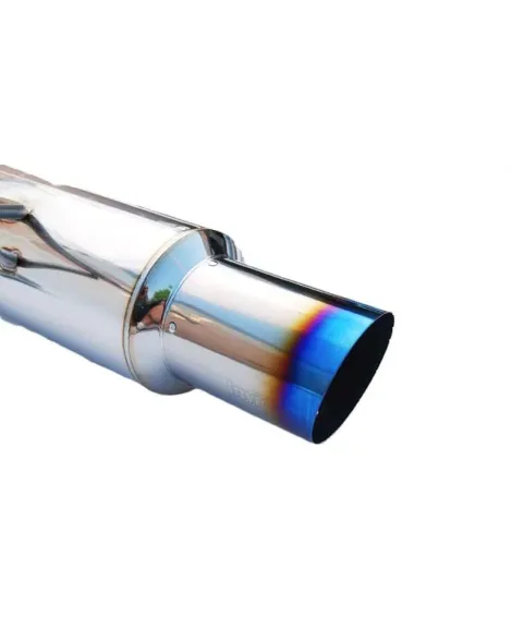Invidia 76mm Racing Cat Back Exhaust System Burnt Titanium Tip Subaru WRX/STI Saloon 08-15 Invidia 76mm Racing Cat Back Exhaust System Burnt Titanium Tip Subaru WRX/STI Saloon 08-15