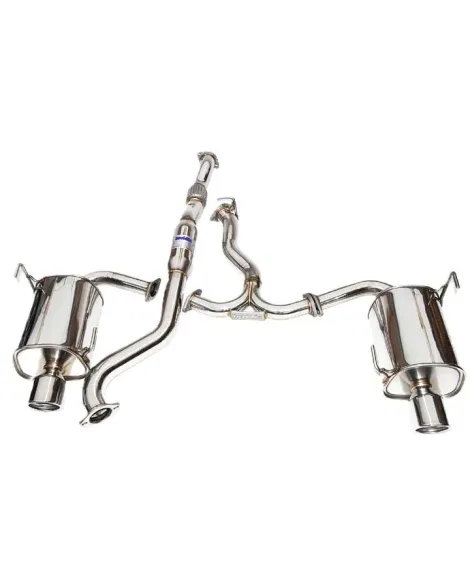 Invidia 76mm Q300 Cat Back Exhaust System Dual Rolled Stainless Steel Tips Subaru WRX/STI Saloon 08-15 Invidia 76mm Q300 Cat Back Exhaust System Dual Rolled Stainless Steel Tips Subaru WRX/STI Saloon 08-15