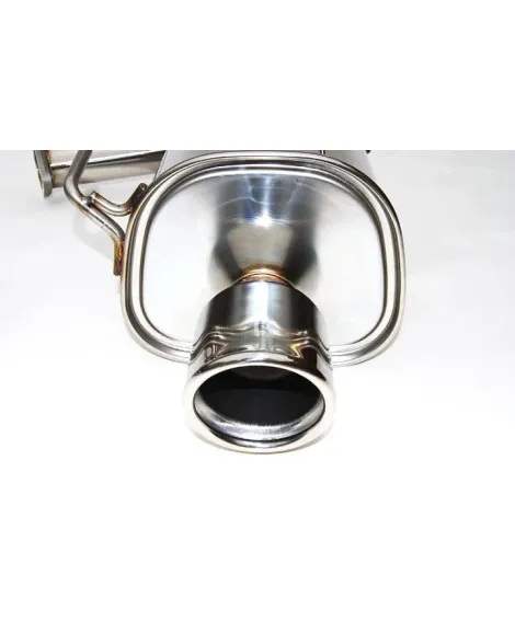 Invidia 76mm Q300 Cat Back Exhaust System Dual Rolled Stainless Steel Tips Subaru WRX/STI Saloon 08-15 Invidia 76mm Q300 Cat Back Exhaust System Dual Rolled Stainless Steel Tips Subaru WRX/STI Saloon 08-15
