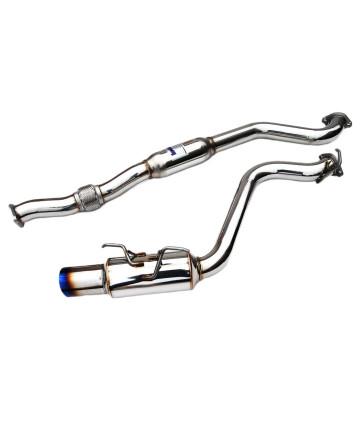 Invidia 76mm N1 Cat Back Exhaust System Burnt Titanium Tip Subaru WRX/STI Saloon 08-15