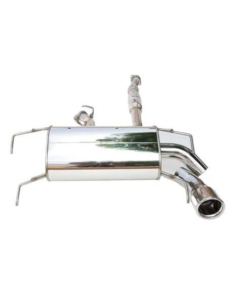 Invidia 76mm Q300 Cat Back Exhaust System Rolled Stainless Steel Tip Subaru WRX/STI Hatchback 08-14 Invidia 76mm Q300 Cat Back Exhaust System Rolled Stainless Steel Tip Subaru WRX/STI Hatchback 08-14