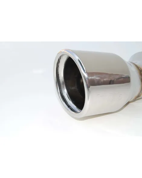 Invidia 76mm Q300 Cat Back Exhaust System Rolled Stainless Steel Tip Subaru WRX/STI Hatchback 08-14 Invidia 76mm Q300 Cat Back Exhaust System Rolled Stainless Steel Tip Subaru WRX/STI Hatchback 08-14