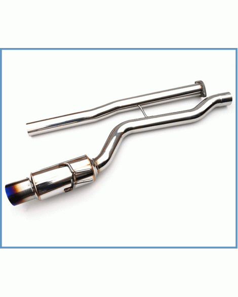 Mitsubishi EVO X 09-15 Invidia N1 RACING Cat-Back Exhaust Titanium Tip Mitsubishi EVO X 09-15 Invidia N1 RACING Cat-Back Exhaust Titanium Tip