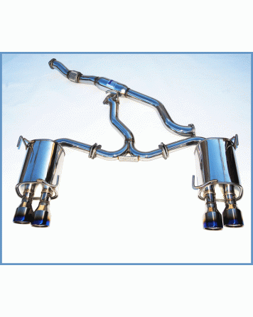 Subaru WRX 11-14 Sedan / STI 11-14 Sedan Invidia Q300 Cat Back Exhaust System Rolled TT