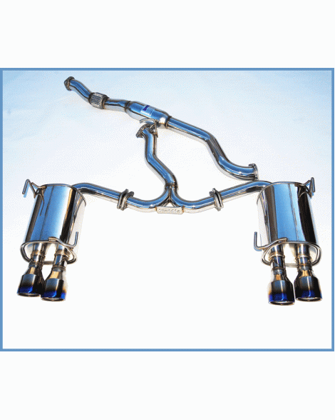 Subaru WRX 11-14 Sedan / STI 11-14 Sedan Invidia Q300 Cat Back Exhaust System Rolled TT Subaru WRX 11-14 Sedan / STI 11-14 Sedan Invidia Q300 Cat Back Exhaust System Rolled TT