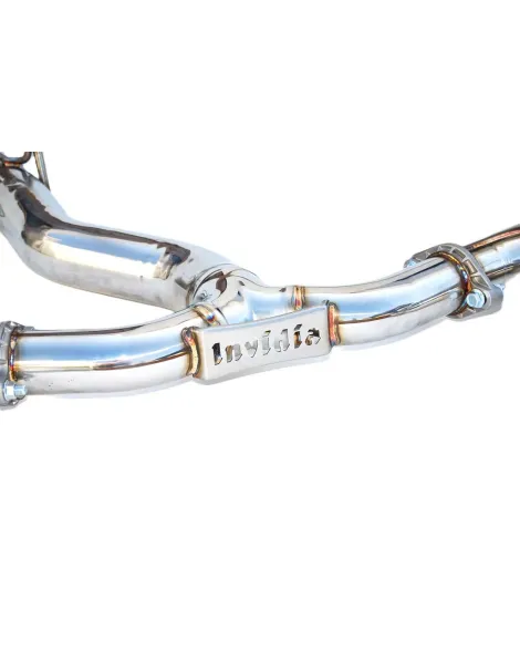 Invidia 76mm R400 Cat Back Exhaust System Quad Burnt Titanium Tip Subaru WRX/STI 11-14 Invidia 76mm R400 Cat Back Exhaust System Quad Burnt Titanium Tip Subaru WRX/STI 11-14