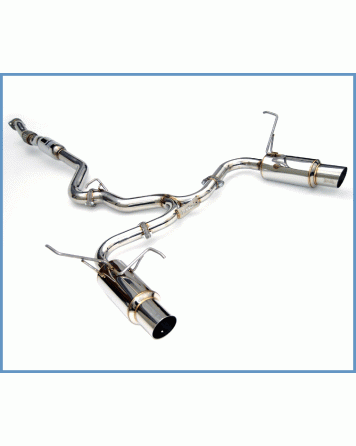 Subaru WRX 08-14 Sedan / STI 11-14 Sedan / FXT 09-14 Invidia N1 Twin Outlet Cat Back Exhaust SS