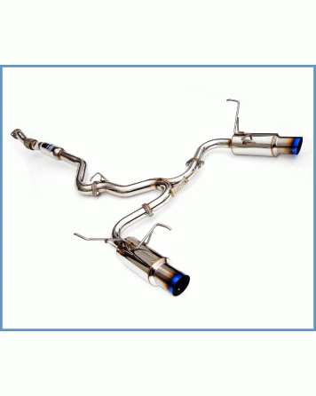 Subaru WRX 08-14 Sedan / STI 11-14 Sedan / FXT 09-14 Invidia N1 Twin Outlet Cat Back Exhaust TT