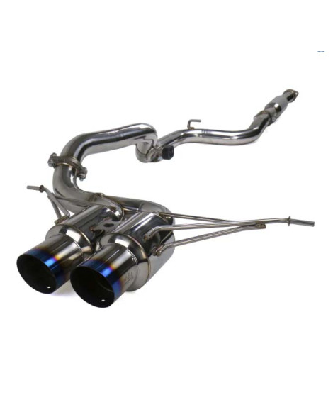 Invidia 76mm N1 Cat Back Exhaust System Burnt Titanium Tips Ford Focus ST MK3 Invidia 76mm N1 Cat Back Exhaust System Burnt Titanium Tips Ford Focus ST MK3