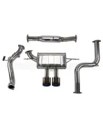 Ford Focus ST MK3 Invidia Q300 Cat Back Exhaust Rolled Oval Titanium Tips Ford Focus ST MK3 Invidia Q300 Cat Back Exhaust Rolled Oval Titanium Tips