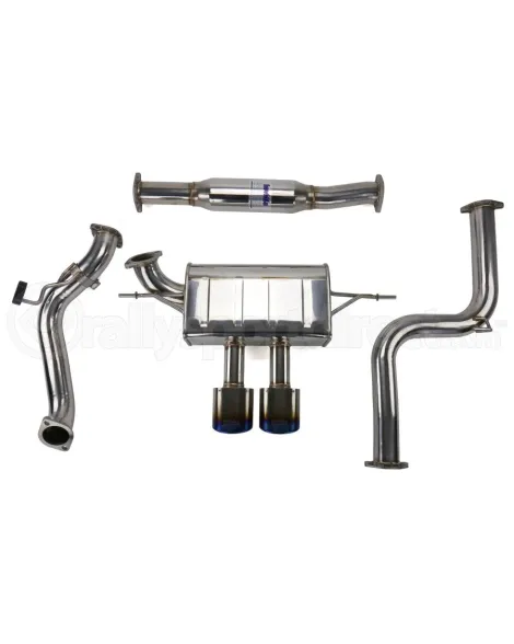 Ford Focus ST MK3 Invidia Q300 Cat Back Exhaust Rolled Oval Titanium Tips Ford Focus ST MK3 Invidia Q300 Cat Back Exhaust Rolled Oval Titanium Tips