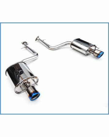 Lexus IS250/IS350 13- Invidia Q300 Axle-Back Exhaust Rolled Titanium Tips