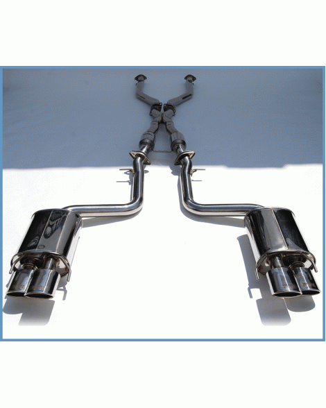 Lexus RCF 14+ Invidia Q300 Cat Back Exhaust w/Mid Pipe Rolled Stainless Steel Tips Lexus RCF 14+ Invidia Q300 Cat Back Exhaust w/Mid Pipe Rolled Stainless Steel Tips