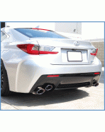 Lexus RCF 14+ Invidia Q300 Cat Back Exhaust w/Mid Pipe Rolled Stainless Steel Tips