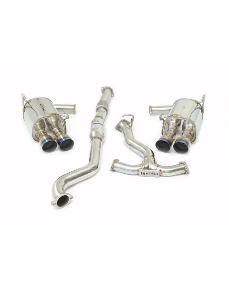 Subaru WRX/STI 15-21 Invidia Q300 Cat Back Exhaust System TT Single Layer Subaru WRX/STI 15-21 Invidia Q300 Cat Back Exhaust System TT Single Layer
