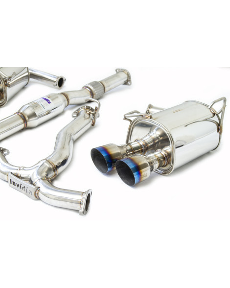 Subaru WRX/STI 15-21 Invidia Q300 Cat Back Exhaust System TT Single Layer Subaru WRX/STI 15-21 Invidia Q300 Cat Back Exhaust System TT Single Layer