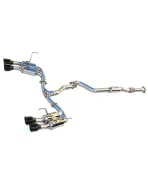 Subaru WRX/STI 14-21 Invidia Gemini/R400 Cat Back Exhaust System Black Tips Subaru WRX/STI 14-21 Invidia Gemini/R400 Cat Back Exhaust System Black Tips